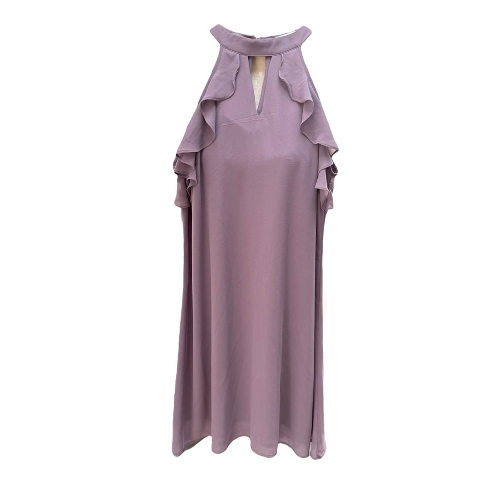 Glamorous Lavender Ruffle Sleeveless Dress Size Small Formal Cocktail Wedding
